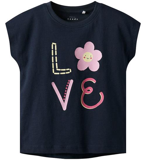 Name It T-shirt - NmfViolet - Navy Blazer/Love