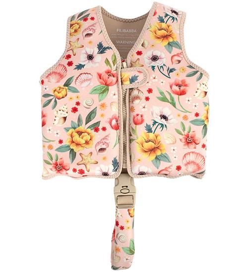 Filibabba Svømmevest - 5-6 År - UV50+ - Ocean Blossom