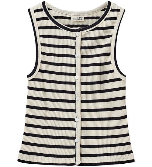 Sofie Schnoor Top - Rib - Tamiliasy - Black Striped