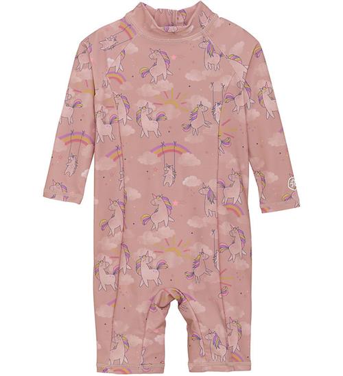 Color Kids Badeheldragt - UV50+ - Woodrose