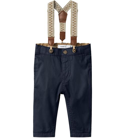 Name It Bukser m. Seler - NbmRyan - Dark Sapphire