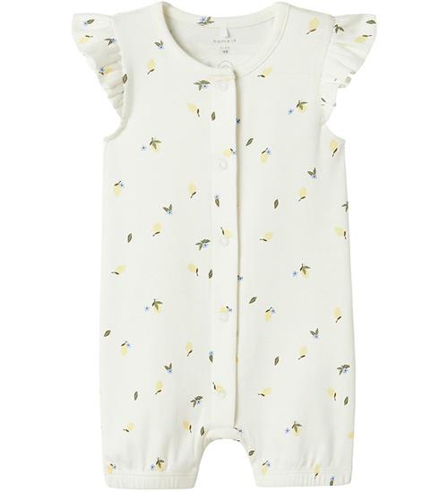 Name It Sommerdragt - NbfFilly - Cloud Dancer m. Citroner