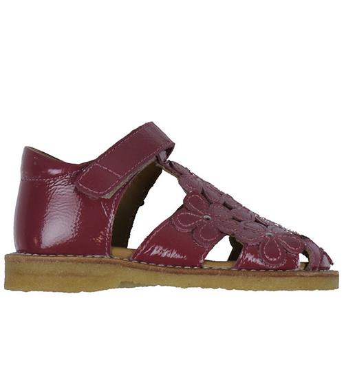 Angulus Sandaler - Berry m. Blomster