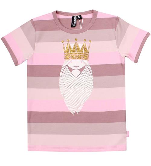 Danefæ T-shirt - Danerainbow Ringer - Poof Prinsesse