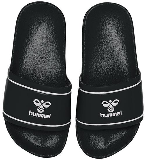 Hummel Badesandaler - Pool Slide Jr - Sort/Hvid