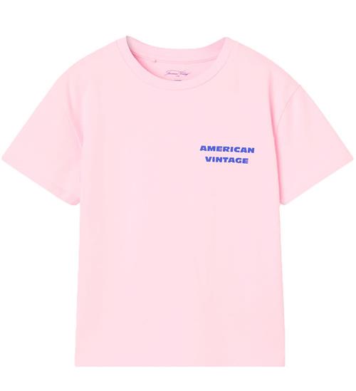 American Vintage T-shirt - FizValley - Baby Pink Vintage