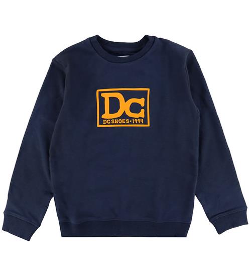 DC Sweatshirt - Tribute - Dress Blue m. Orange