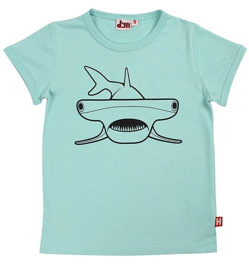 DYR T-shirt - DyrHide - Aqua Outline Hammerhaj