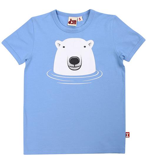 DYR T-shirt - DyrGrowl - Ice Blue Ny Isbjoern