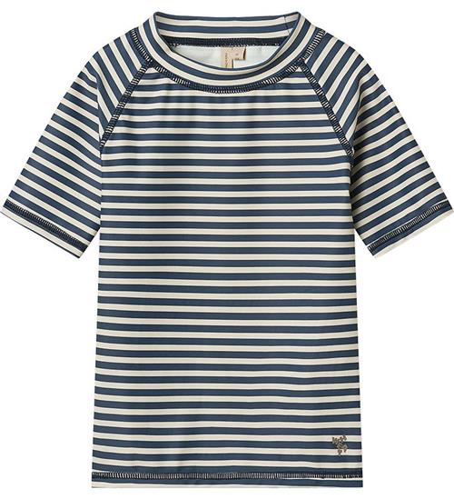 Wheat Badebluse - UV40+ - Jackie SS - Blue Stripe