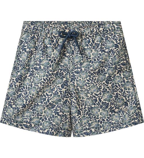 Wheat Badeshorts - Hansi - Blue Hawaii Flowers