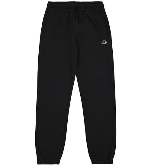 Champion Sweatpants - Elastic Cuff - Sort m. Logo