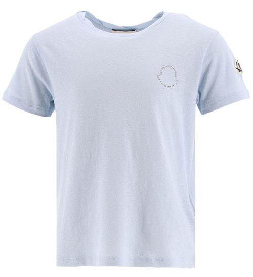 Moncler T-shirt - Lyseblåmeleret m. Similisten