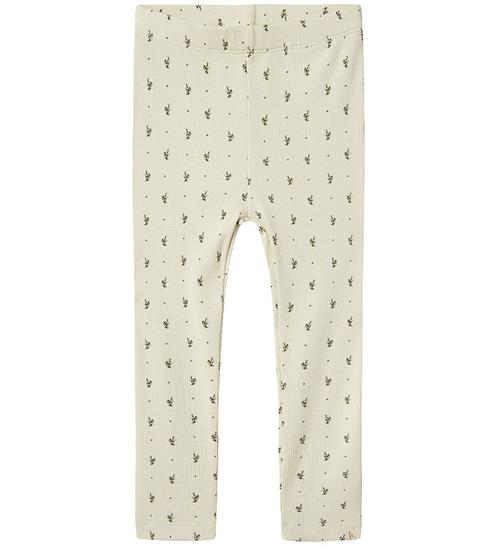 Lil' Atelier Leggings - Rib - NmfGago - Turtledove