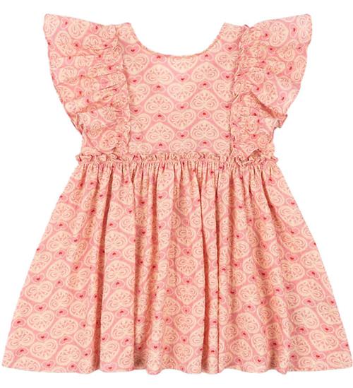 Konges Sløjd Kjole - Ava Bow - Lacy Pink
