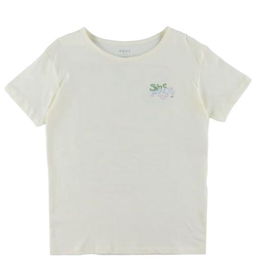 Roxy T-shirt - Day And Night Vintage - Egret m. Print