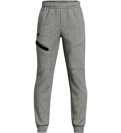 Under Armour Bukser - Unstoppable - Gråmeleret/Sort