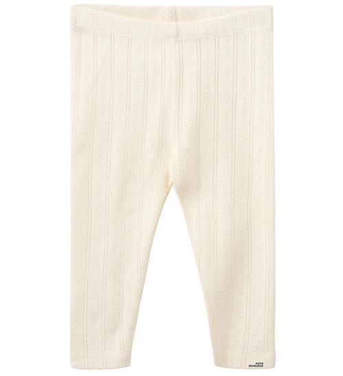 Sofie Schnoor Leggings - Nalinesb - Off White m. hulmønster