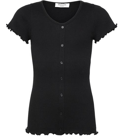 Rosemunde T-shirt - Rib - Baybay - Sort