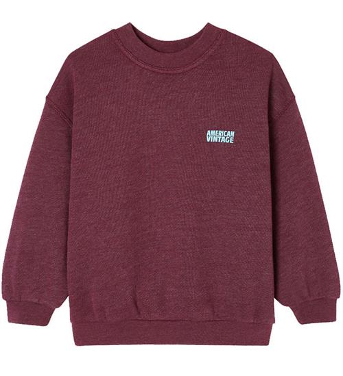 American Vintage Sweatshirt - Doven - Overdyed Burgundy