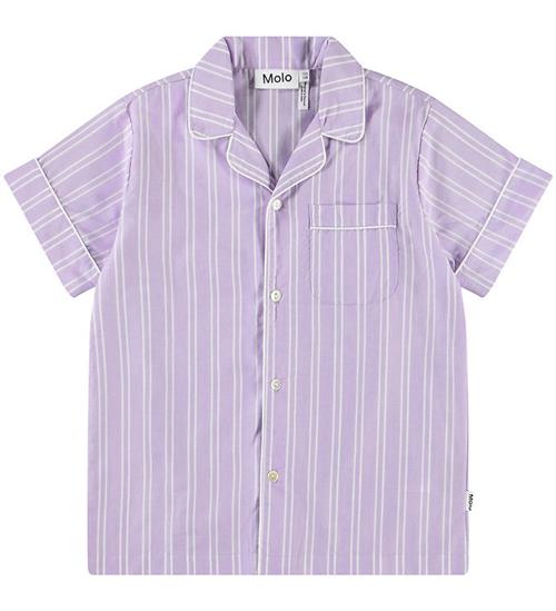 Molo Skjorte - Rara - Purple Rail Stripe