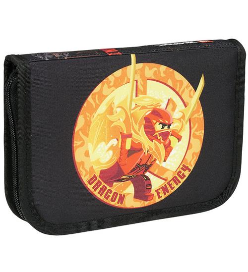 LEGOÂ® Ninjago Penalhus m. Indhold - Dragon Energy - Sort