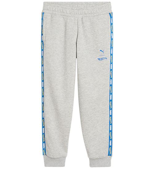Puma x Hot Wheels Sweatpants - Gråmeleret m. Logostriber