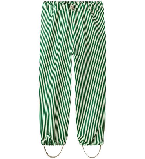 MarMar Regnbukser - PU - Olaf - Green Stripes