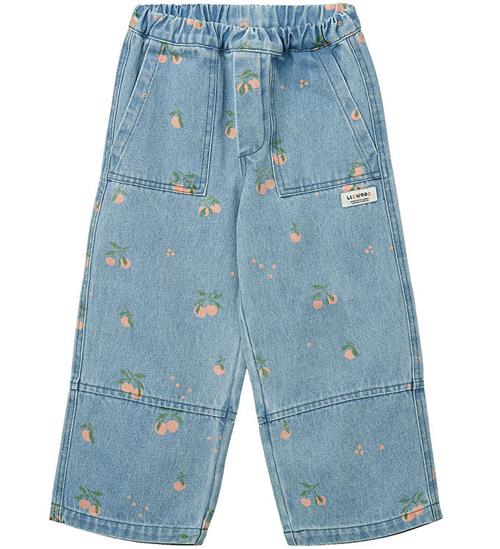 Liewood Jeans - Cesar - Lyseblå m. Ferskner