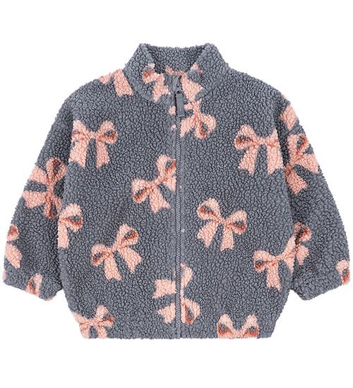 Konges Sløjd Fleecejakke - Jody Teddy - Bella Blue Bow