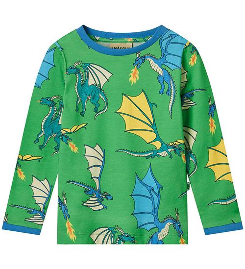 Småfolk Bluse - Clover m. Flyvende Drager