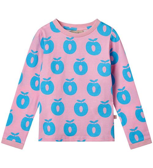 Småfolk Bluse - Pink Lilac m. Æbler
