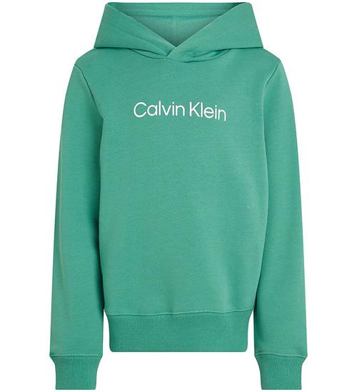 Calvin Klein Hættetrøje - Inst. Logo - Bahama Green