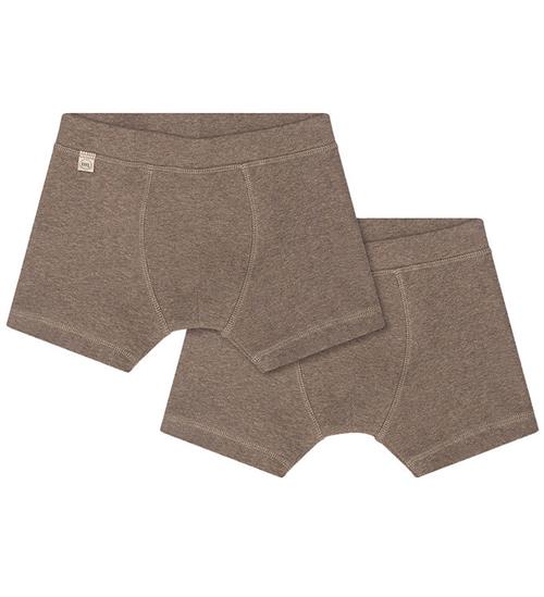 That's Mine Boxershorts - 2-pak - Rib - Cilas - Brown Melange