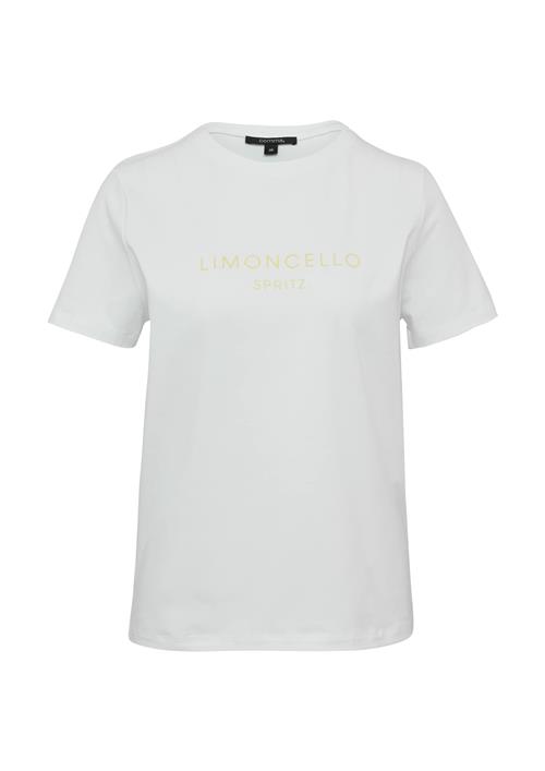 COMMA Shirts  citron / hvid