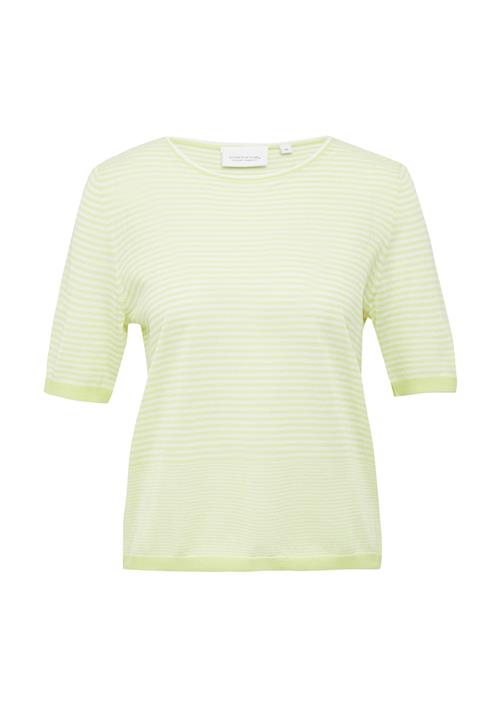 comma casual identity Pullover  lemon / hvid