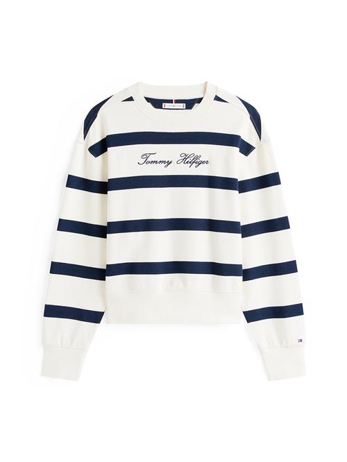 TOMMY HILFIGER Sweatshirt  mørkeblå / hvid