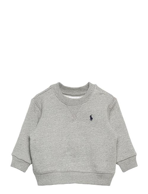 Fleece Crewneck Sweatshirt Ralph Lauren Baby Grey