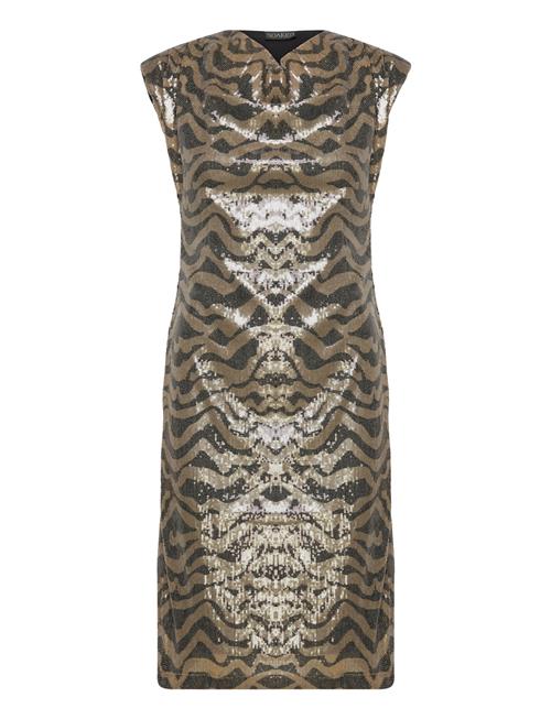 Slsusie Dress Soaked In Luxury Gold