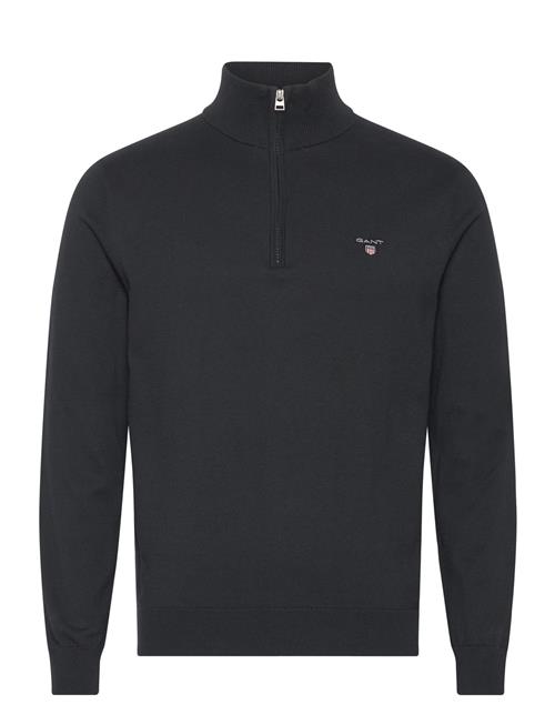 Cotton Half Zip GANT Black