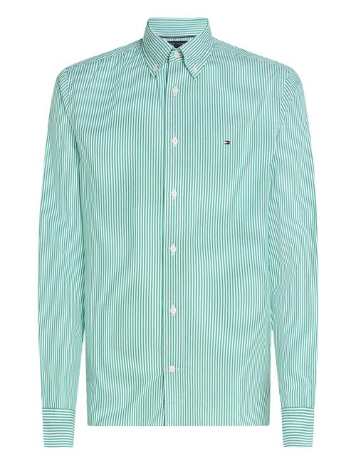 Flex Poplin Classic Stp Rf Shirt Tommy Hilfiger Green