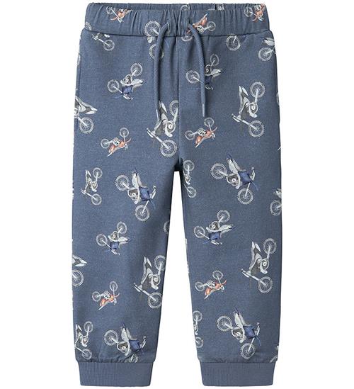 Name It Sweatpants - NmmTrille - China Blue m. Motorcykel