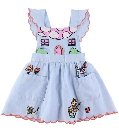 Stella McCartney Kids Spencer - Lyseblå m. Broderi