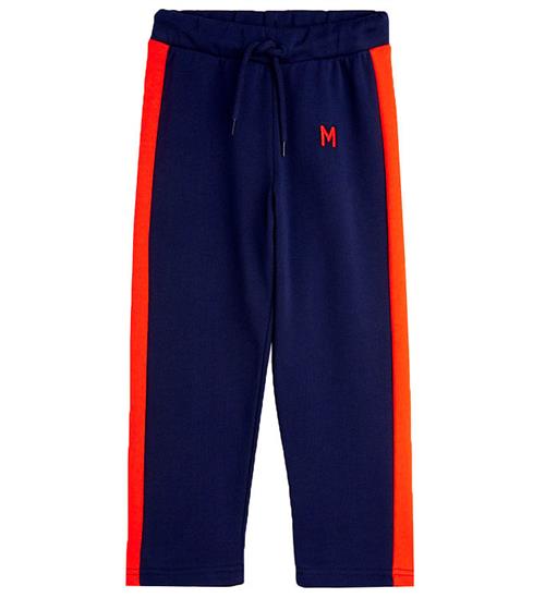 Mini Rodini Sweatpants - Panel - Blue