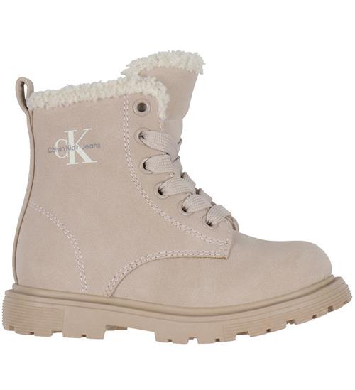 Calvin Klein Støvler - Lace-Up - Antique Rose