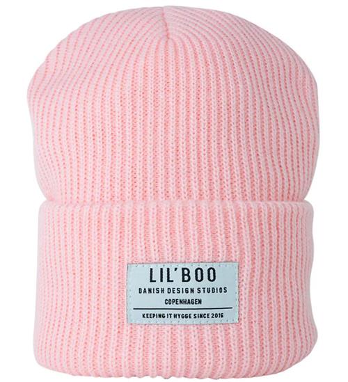 Lil'Boo Copenhagen hue - Strik - Hygge Beanie - Bubble Pink