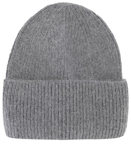 By Stær Hue - Uld/Polyester - Strik - Magda - Gråmeleret