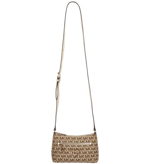 Michael Kors Skuldertaske - Stone m. Guld