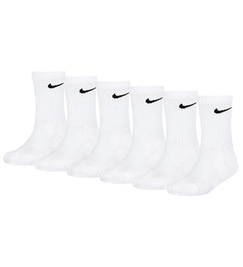 Nike Strømper - Cushioned - Dri-Fit - 6-Pak - Hvid