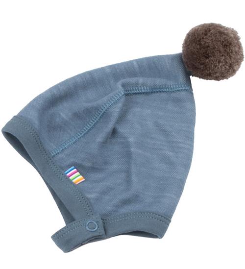 Joha Babyhjelm - Uld/Bambus - Blå